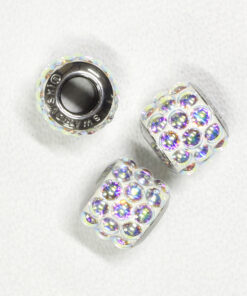 BeCharmed Pavé Cabochon Beads